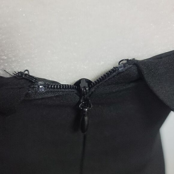 Adelyn Rae Halter asymmetrical sheath dress in black size xsmall - Picture 15 of 16